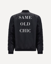 Bomber con chiusura a zip - NERO | Base Blu