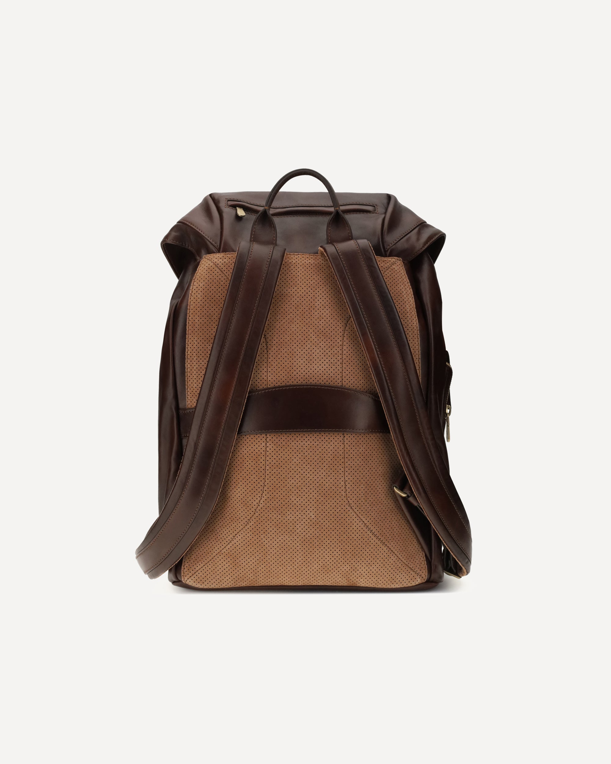 BRUNELLO CUCINELLI Leather Backpack BROWN