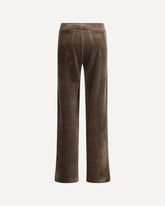 Corduroy Flavia palazzo Pants - BROWN | Base Blu