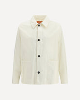 Giacca Chore in velluto a coste - CREMA  | Base Blu