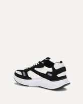 Demivee mesh and suede Sneakers - MULTICOLOUR | Base Blu