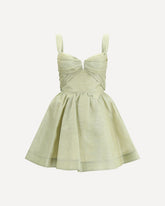 Rebellion Drape Mini Dress - GREEN | Base Blu