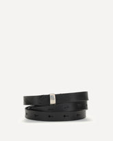 Leather Belt - BLACK | Base Blu