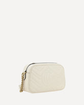 Marmont leather Shoulder Bag - WHITE | Base Blu