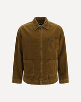 Corduroy Workwear Jacket - BROWN | Base Blu