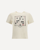 T-shirt Clown in cotone  - CREMA  | Base Blu