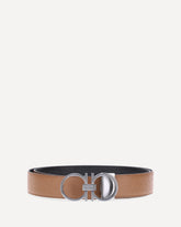 Gancini reversible Belt - BROWN | Base Blu