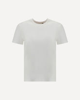 T-Shirt in cotone  - BIANCO | Base Blu