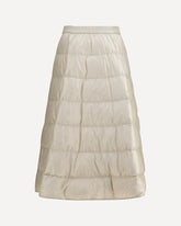 Padded A-line Skirt - BEIGE | Base Blu