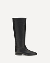 Rein It In leather Boots - BLACK | Base Blu