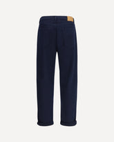 Iconic Fit five-pocket Trousers - BLUE | Base Blu