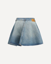 Denim Miniskirt - BLUE | Base Blu