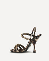 Keira leopard-print Sandals - BROWN | Base Blu