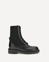 FF leather Biker Boots - BLACK | Base Blu