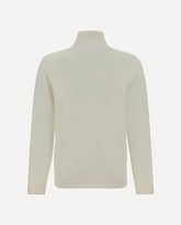 Turtleneck Sweater - WHITE | Base Blu