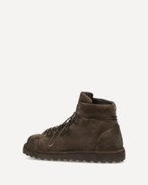 Pallottola suede ankle Boots - BROWN | Base Blu