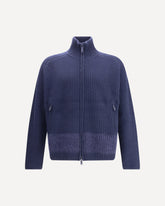Zip Cardigan - BLUE | Base Blu