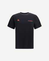 Cotton graphic T-shirt - BLACK | Base Blu
