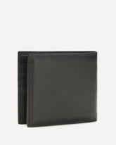 Bifold leather Wallet - BLACK | Base Blu