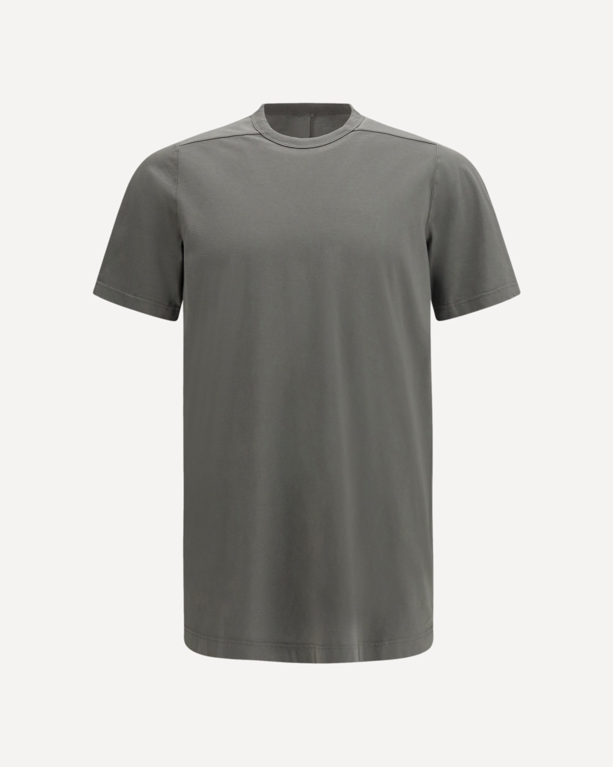 RICK OWENS Cotton T-Shirt GREEN | Base Blu