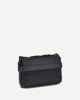 Gancini buckle Shoulder Bag - BLACK | Base Blu
