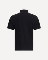 Logoed Polo Shirt - BLACK | Base Blu