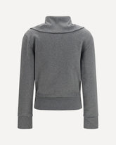 Fitted zip-up Hoodie - GREY | Base Blu