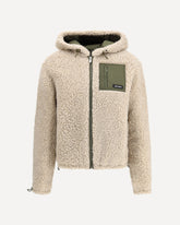 Piumino teddy con pongé tecnico - BEIGE | Base Blu