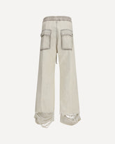 Wide Bela Pants in denim - WHITE | Base Blu