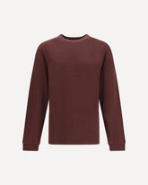 Maglia a maniche lunghe girocollo - BORDEAUX | Base Blu