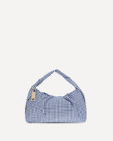 Large Aralia Shoulder Bag - BLUE | Base Blu