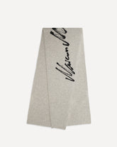 Signature knitted Scarf - GREY | Base Blu