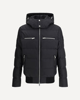 Bomber trapuntato e imbottito - NERO | Base Blu