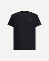 Orb logo T-Shirt - BLACK | Base Blu