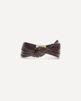 Bracciale Knot in pelle - BORDEAUX | Base Blu