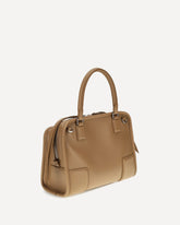 Small Amazona 180 Handbag in calfskin - BEIGE | Base Blu