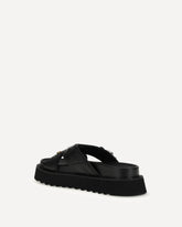 Kate Platform Sandals - BLACK | Base Blu