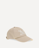 Baseball Cap with logo - BEIGE | Base Blu