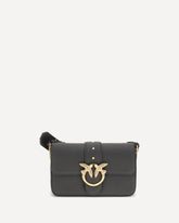 Love leather Shoulder Bag - BLACK | Base Blu
