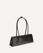 Medium Le Teckel Flap Shoulder Bag - BLACK | Base Blu