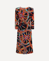 Carretto print charmeuse Dress - MULTICOLOUR | Base Blu