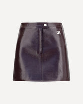 Minigonna vinile - BORDEAUX | Base Blu