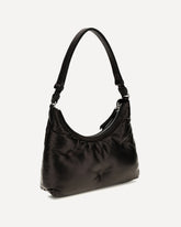 Small Glam Slam Hobo Shoulder Bag - BLACK | Base Blu