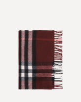 Check Cashmere Scarf - RED | Base Blu