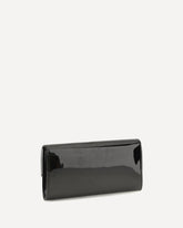 Emmie leather Clutch - BLACK | Base Blu