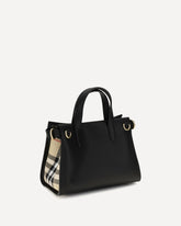 Mini Cotswolds Check Top Handle Bag - BLACK | Base Blu