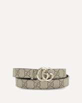 Reversible GG Marmont slim Belt - BEIGE | Base Blu