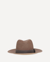 Straw fedora Hat - BROWN | Base Blu