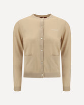 Cardigan in cashmere - BEIGE | Base Blu