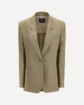 Single-breasted Jacket - BROWN | Base Blu